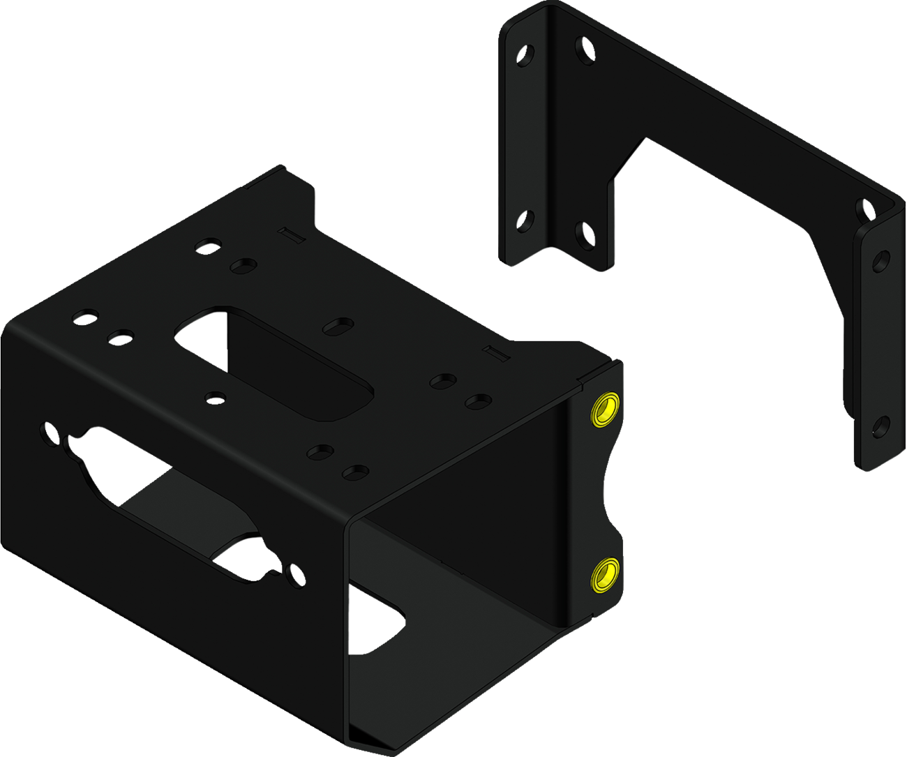 KFI PRODUCTS Winch Mount for Polaris Xpedition 102150 – Heavy-Duty UTV Winch Adapter