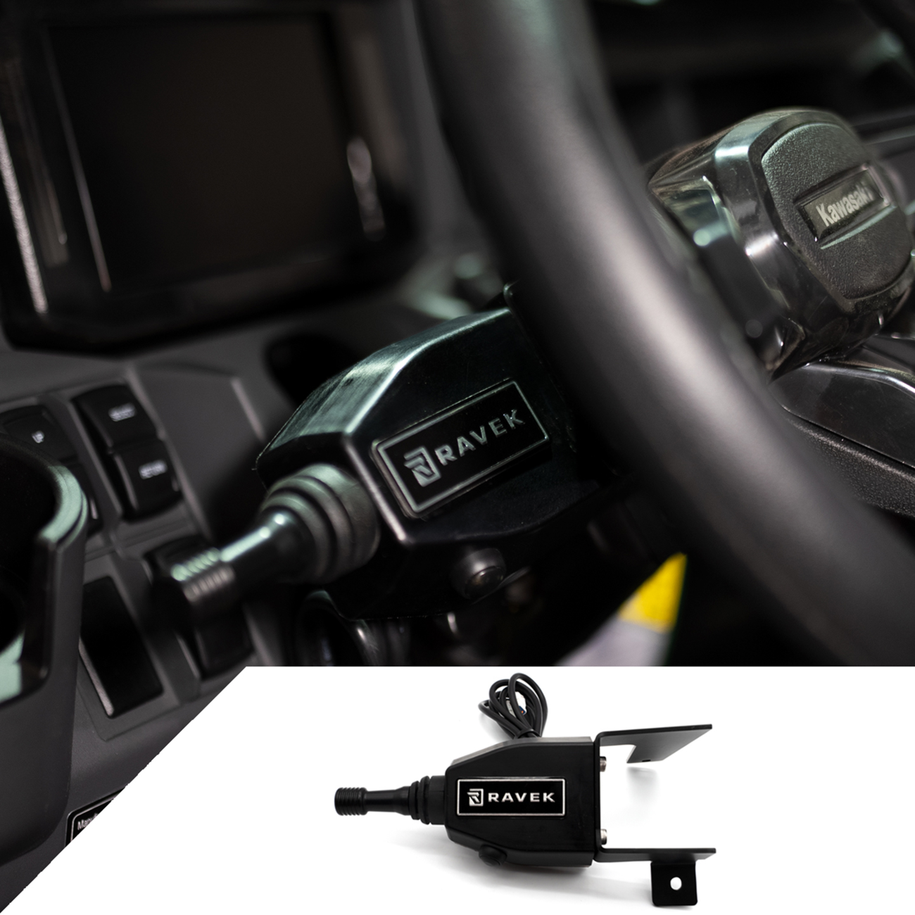 RAVEK Steering Column Turn Signal Stalk - Kawasaki Ridge