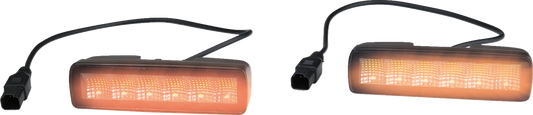 MOOSE OFFROAD 2001-3035 6-inch Amber LED Mini Light Bar with 30W Osram LED Chips, Flood Beam Pattern, Blackout Series Stealth Styling, and Full Wiring Harness with DT Connectors for UTV and Off-Road Vehicles - Moto-House MX
