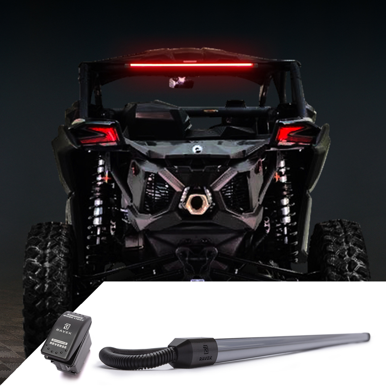 RAVEK 65-3006 2010-2023 Maverick Commander Multi-Function Taillight