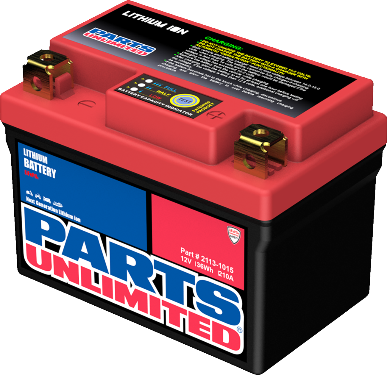 Parts Unlimited HJTZ5S-FPZ Lithium LiFePO4 Battery, Please verify fitment before ordering