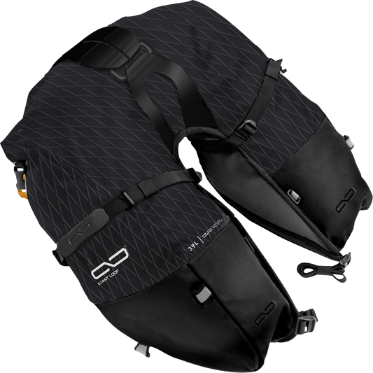 GIANT LOOP Coyote Saddlebag - 39 Liter - Black CSB25-B