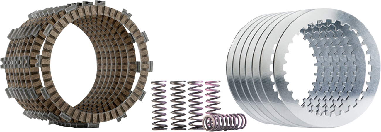 HINSON RACING FSC641-8-2101 Organic Friction and High-Temp Steel Drive Plate Kit with Heavy Duty Springs for 2024-2025 Triumph TF 250-X - Moto-House MX