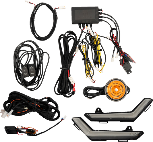 Ravek 65-5000 Turn Signal Kit with Amber and White Running Lights for Can-Am Commander at Moto-House MX