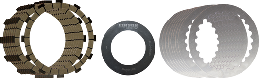 HINSON RACING FSC106-8-2501 Organic Friction and High-Temp Steel Drive Plate Kit with Diaphragm Spring for 2025 Triumph TF 450-RC Edition - Moto-House MX