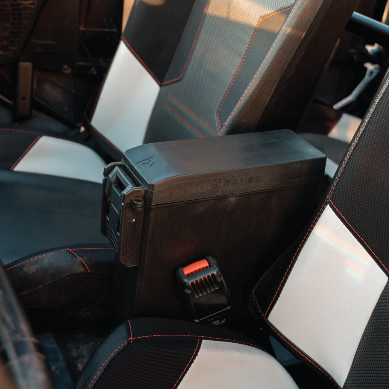 RAVEK 64-312 Center Console Storage for Polaris RZR XP1000 Offroad Gear