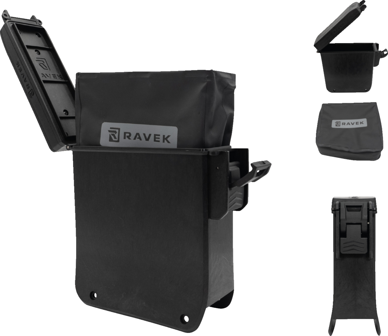 RAVEK 64-312 Center Console Storage for Polaris RZR XP1000 Offroad Gear
