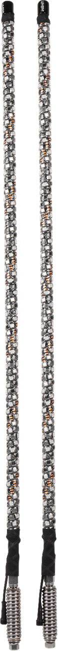 Moose Offroad 2040-3448 3' Bluetooth Chase RGB LED Whip Lights Pair - Moto-House MX
