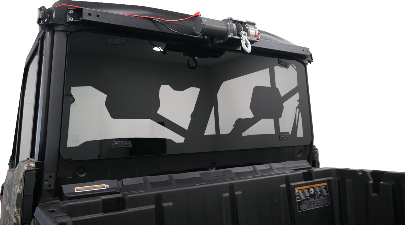 MOOSE OFFROAD 4505-1211 Heavy-Duty Upper Winch Mounting Kit in Black Finish for 2023-2025 Can-Am Defender HD7, HD9, and HD10 Series - Moto-House MX