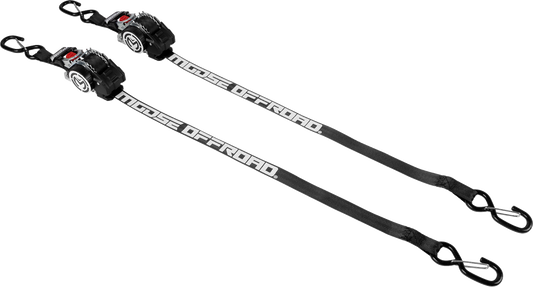 MOOSE OFFROAD 3920-0550 Retractable Ratchet Tie Down, 1