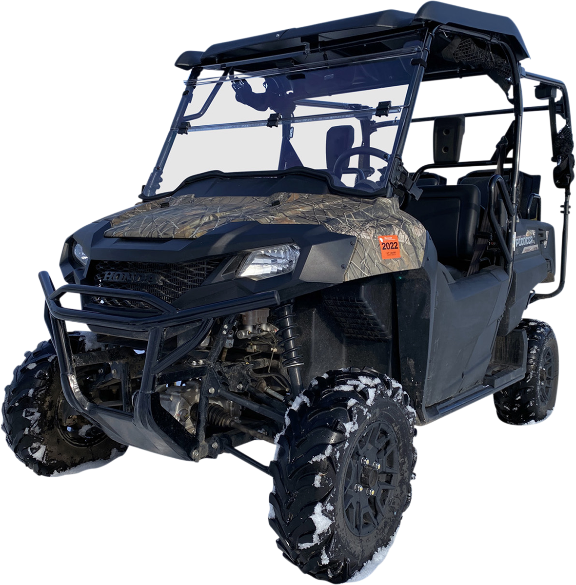 Moose Offroad V000347-12200M Full Folding Windshield Deluxe for Honda Pioneer 700 2016-23