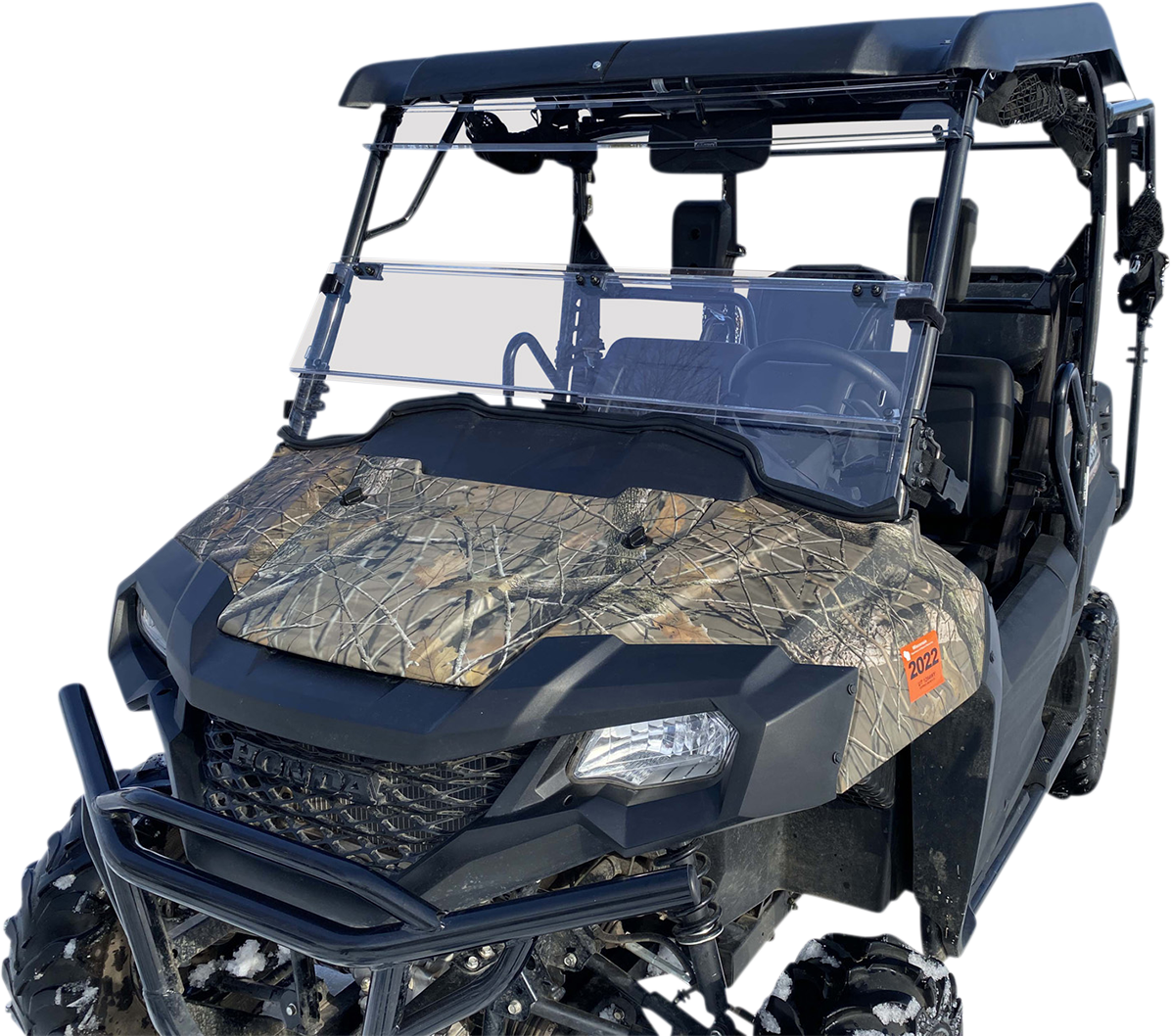 Moose Offroad V000347-12200M Full Folding Windshield Deluxe for Honda Pioneer 700 2016-23