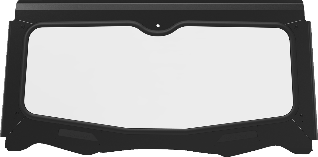 MOOSE OFFROAD 2317-0517 Scratch-Resistant Clear Glass UTV Windshield with Powder-Coated Black Steel Surround and Dual Sliding Airflow Vents for Kawasaki Teryx and Teryx4 Utility Vehicles - Moto-House MX