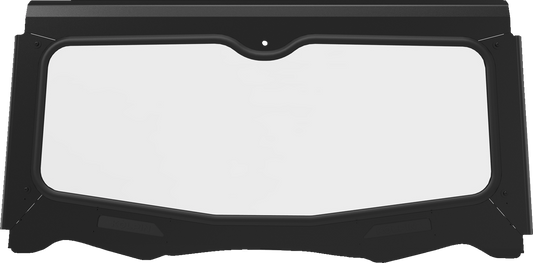 MOOSE OFFROAD 2317-0517 Scratch-Resistant Clear Glass UTV Windshield with Powder-Coated Black Steel Surround and Dual Sliding Airflow Vents for Kawasaki Teryx and Teryx4 Utility Vehicles - Moto-House MX