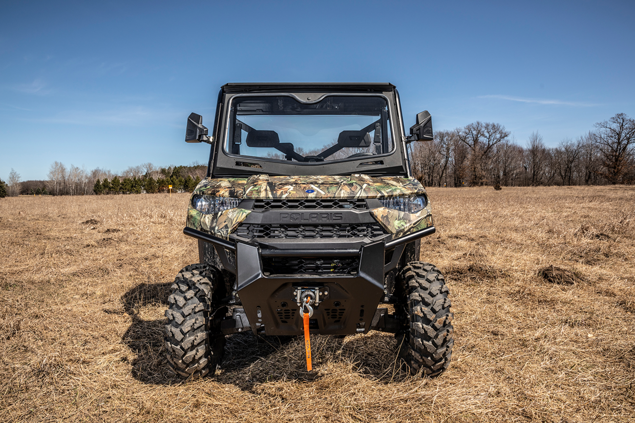 Moose Offroad 28110M Glass Windshield, 2024 Ranger/Pro XD UTV with Dual Sliding Vents and Rubber Gasket