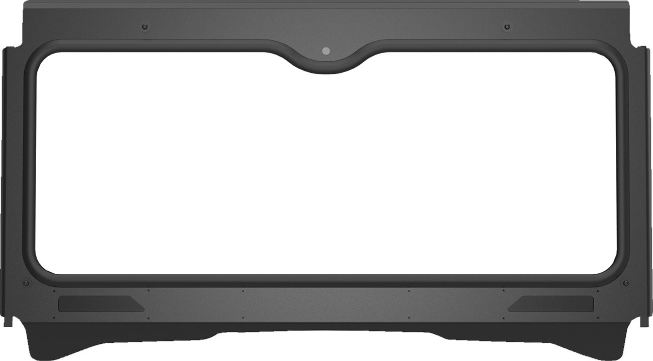 MOOSE OFFROAD 2317-0515 Scratch-Resistant Clear Glass UTV Windshield with Powder-Coated Black Steel Surround and Dual Sliding Airflow Vents for Honda Pioneer 1000, 1000-5, and 1000-6 Crew Utility Vehicles - Moto-House MX
