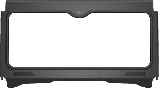 MOOSE OFFROAD 2317-0515 Scratch-Resistant Clear Glass UTV Windshield with Powder-Coated Black Steel Surround and Dual Sliding Airflow Vents for Honda Pioneer 1000, 1000-5, and 1000-6 Crew Utility Vehicles - Moto-House MX