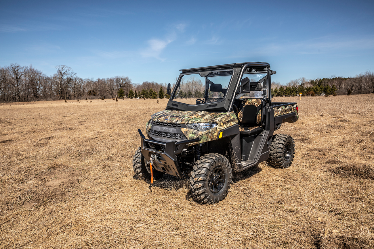 Moose Offroad 28110M Glass Windshield, 2024 Ranger/Pro XD UTV with Dual Sliding Vents and Rubber Gasket