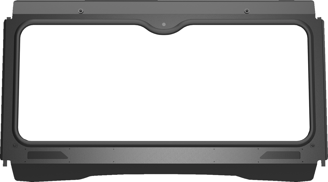 MOOSE OFFROAD 2317-0516 Scratch-Resistant Clear Glass UTV Windshield with Powder-Coated Black Steel Surround and Dual Sliding Airflow Vents for Kawasaki Mule PRO-FX and Mule PRO-FXT Utility Vehicles - Moto-House MX