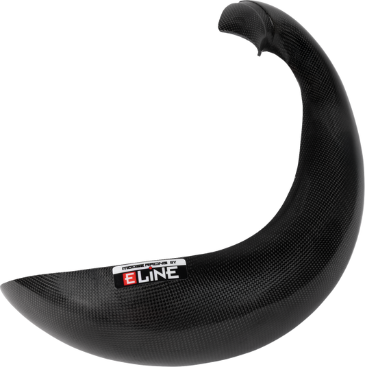 MOOSE OFFROAD 1861-1863 Lightweight Custom Molded High Tensile Carbon Fiber Antiballistic Composite Exhaust Expansion Chamber Pipe Guard Shield for Beta 250 300 RR Race Edition 2 Stroke Dirt Bikes - Moto-House MX