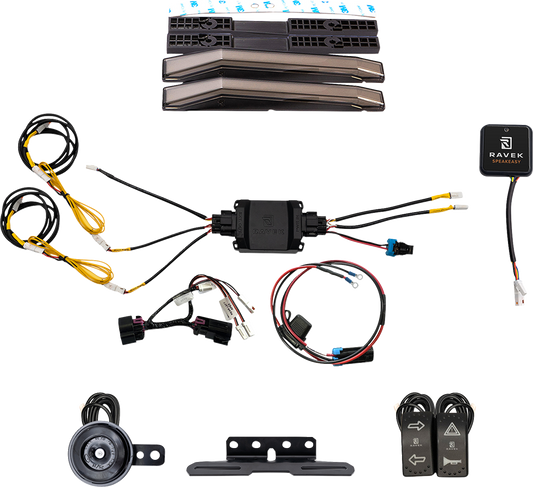 RAVEK 68-1020SR Gen3 Speakeasy Turn Signal Kit for CFMOTO UFORCE U10 available at Moto-House MX