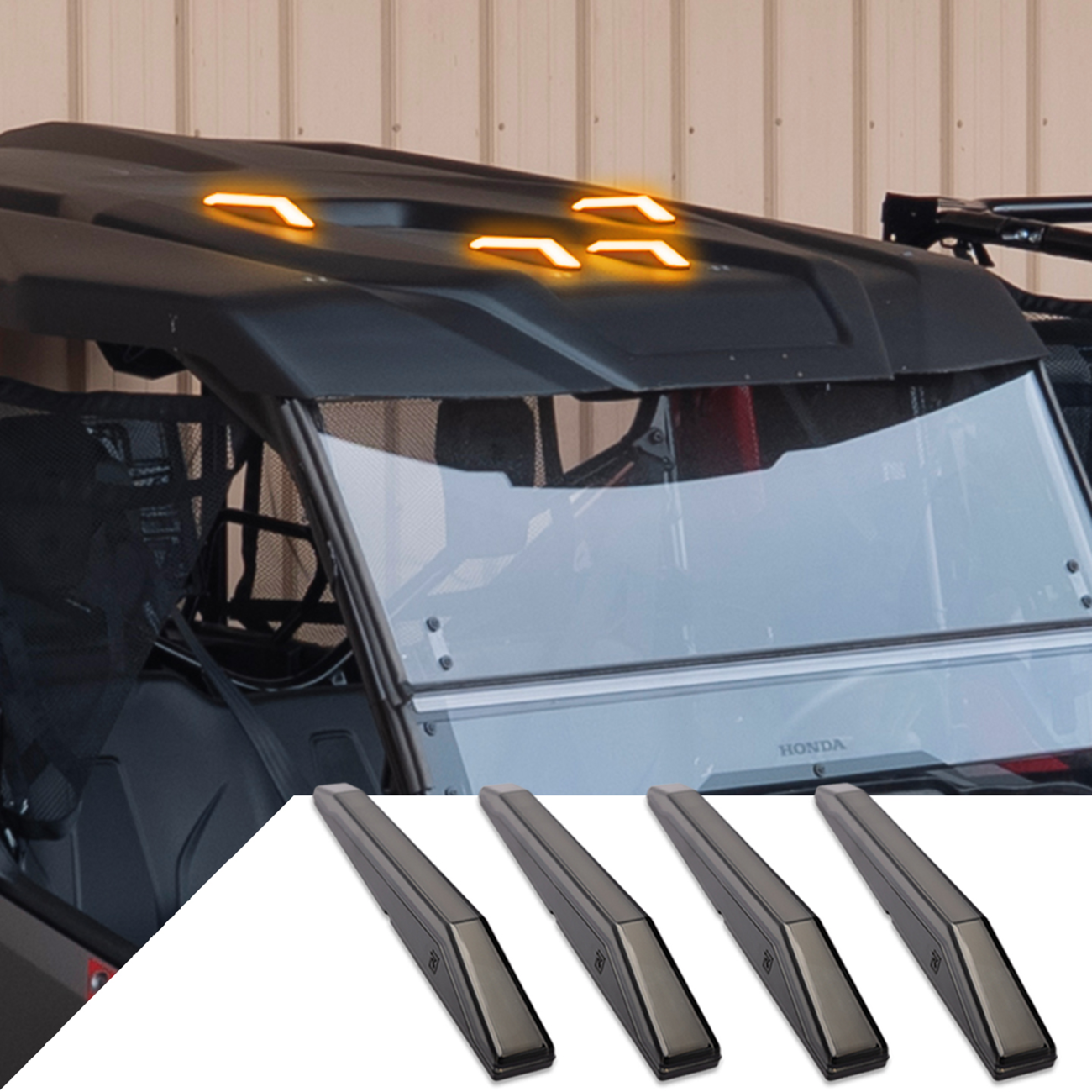 RAVEK 66-1003A Apex Cab Lights 2020-23 Pioneer Talan Bright LED
