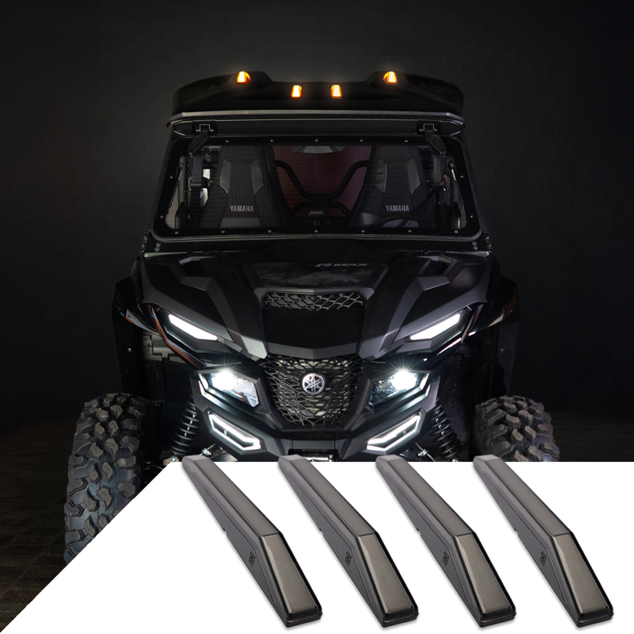RAVEK 69-1001A 2020-23 Wolverine Cab Lights Diffused LED Amber