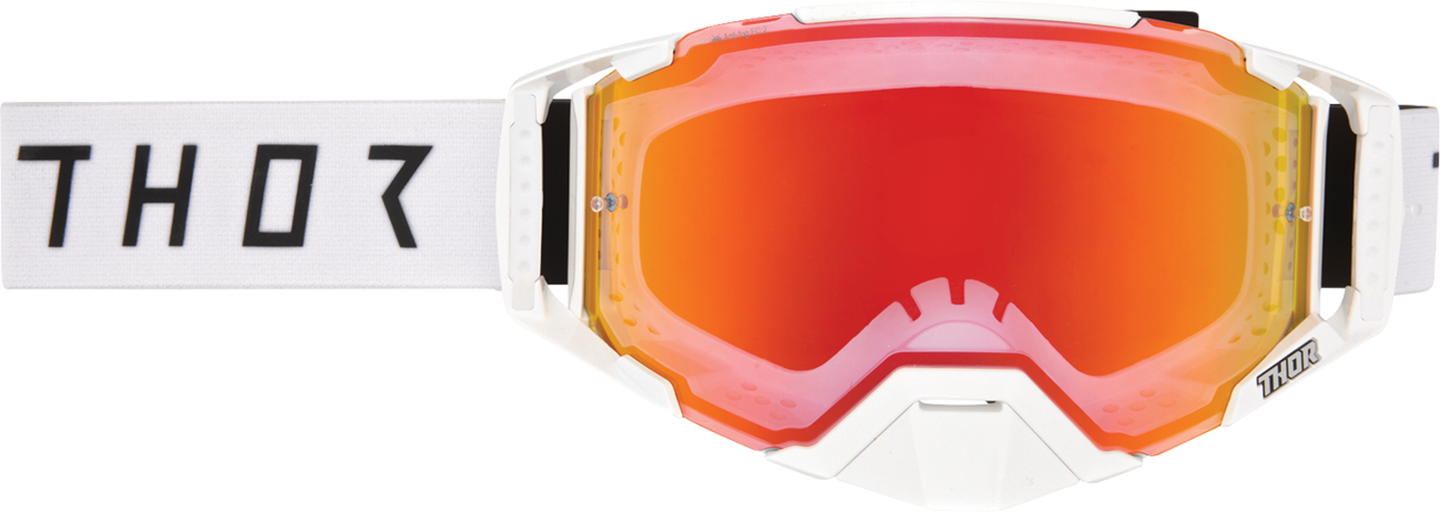 THOR 26014025 Ascend LTD Goggle 2023 Synth White Lemon Red-Orange