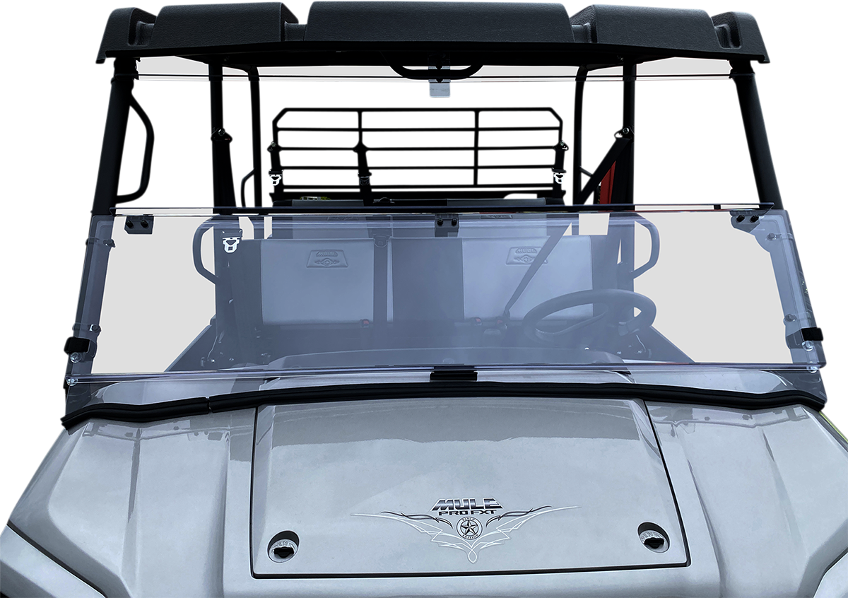Moose Offroad V000345-12200M Full Folding Windshield Deluxe for Mule 2024+ UTV