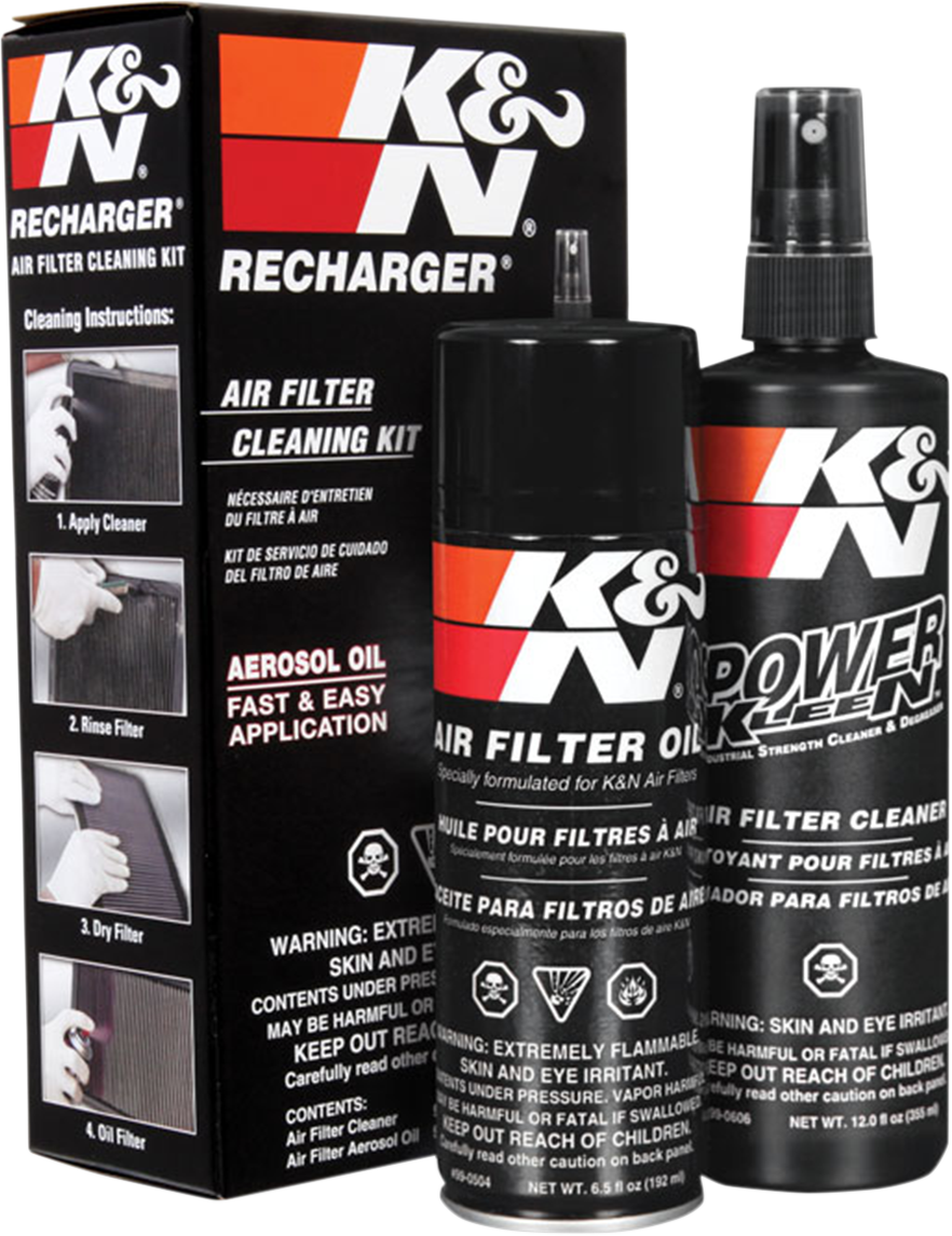 K&N 99-5000 Air Filter Care Kit Aerosol Motocross Part | Moto-House MX