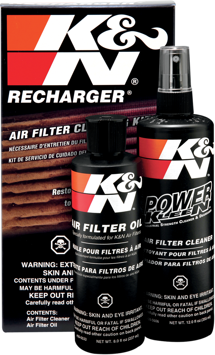 K & N Air Filter Care Kit Pump 99-5050 for Motocross & Off-Road Air Filters