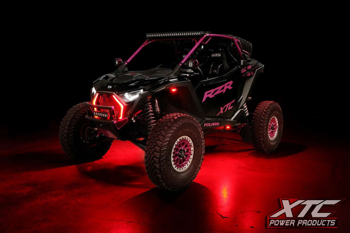 XTC Power Products XLITE-8PODS-RGBW 2020+ UTV Rock Light Kit RGB White