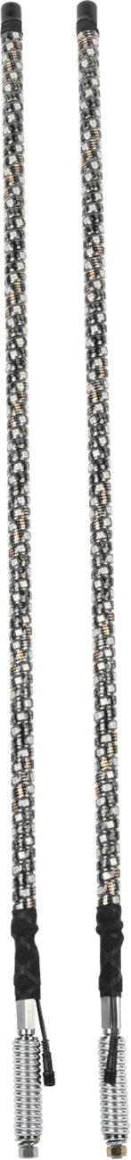 Moose Offroad 2040-3446 3' Bluetooth RGB Spiral LED Whip Lights Pair - Moto-House MX