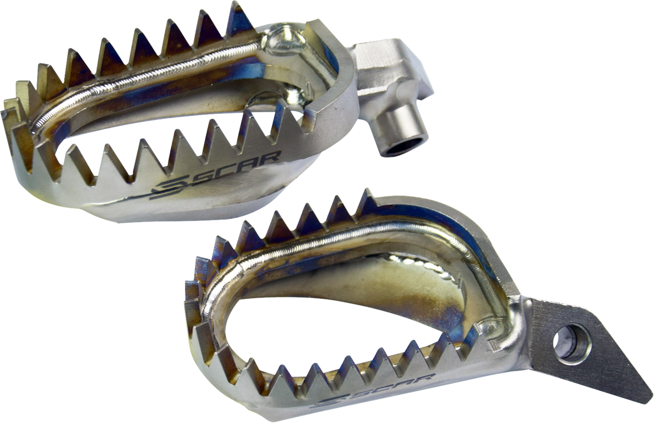 SCAR RACING S6516AM 2010-23 Ducati Desmo Anti-Mud Foot Pegs