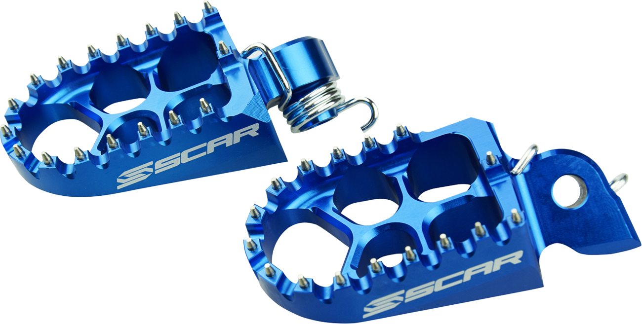 SCAR RACING S5510B 2020s Evo Foot Pegs Blue