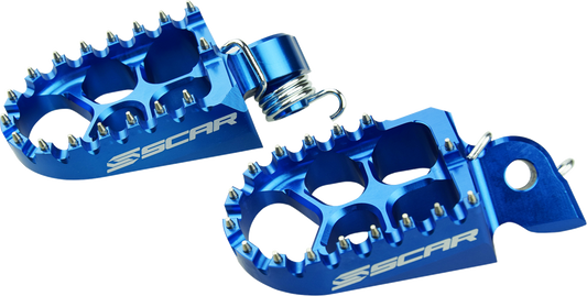 SCAR RACING S5510B 2020s Evo Foot Pegs Blue