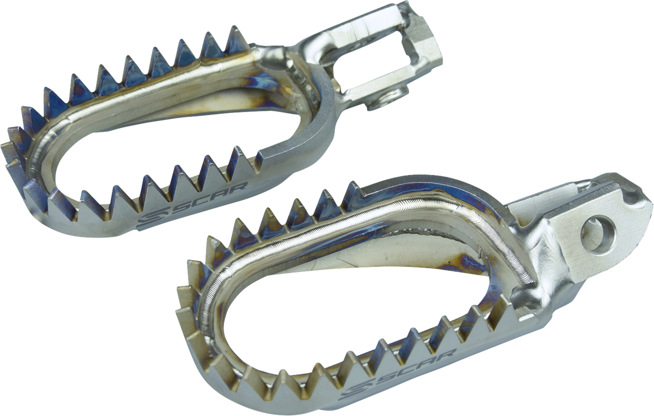SCAR RACING S5518AM 2020-23 KTM Husqvarna Gas Gas Anti-Mud Foot Pegs