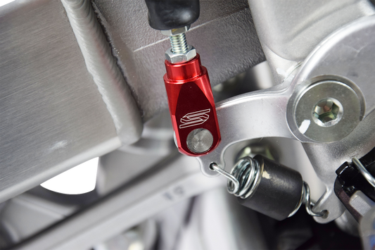 Scar Racing BC201R Rear Brake Clevis Red Honda CR CRF - Moto-House MX