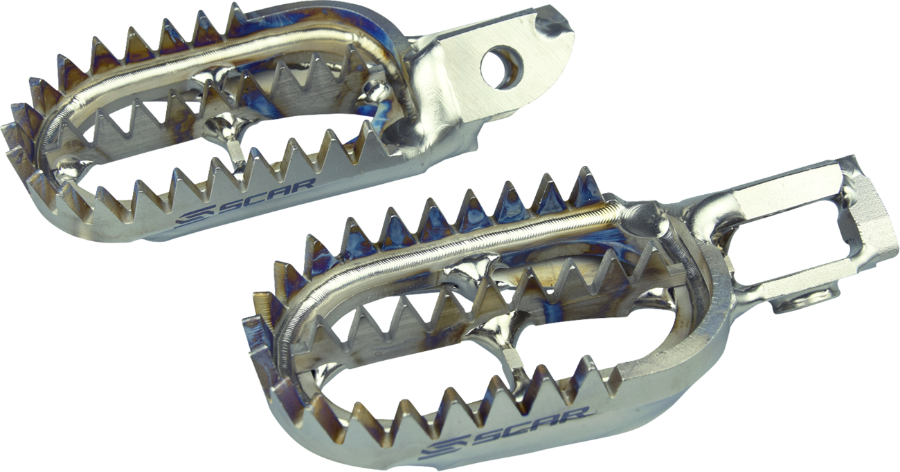 Scar Racing S5518 - 2020s KTM Husqvarna Gas Gas - Anti-Mud Foot Pegs