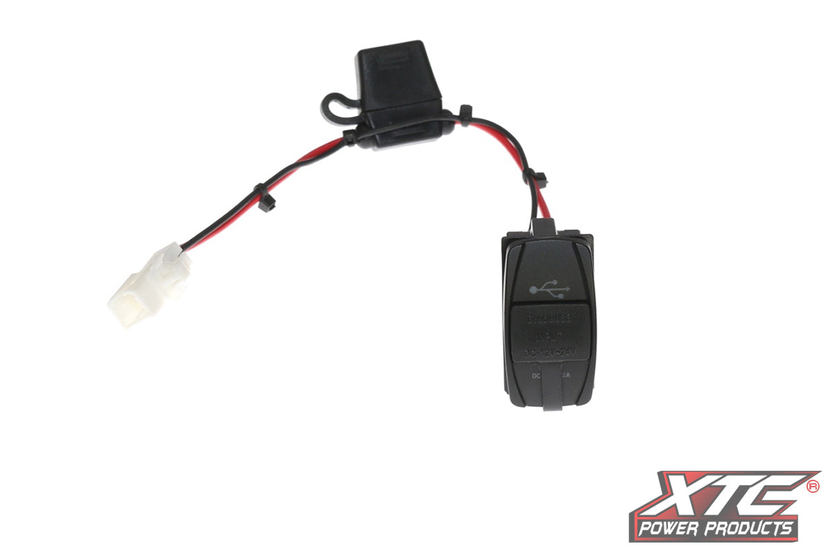 XTC Power Products CAN-SW-USB-2A 2017-2019 Can-Am Maverick X3 Dual USB Charger