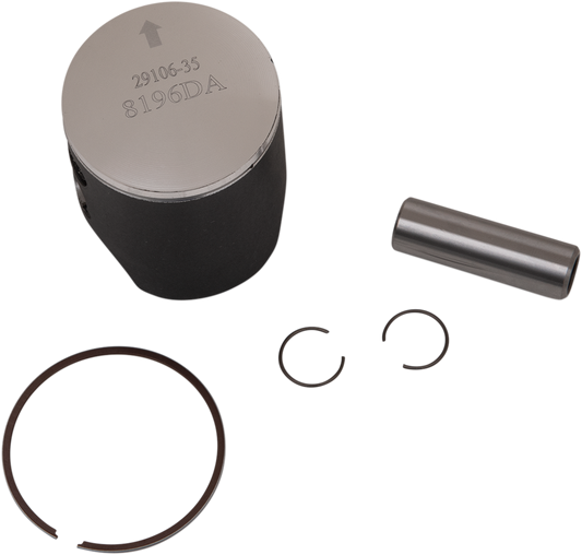 WOSSNER 8196DA Piston Kit - 44.45 mm for Kawasaki & Suzuki Motorcycles (2000-2023)