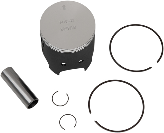 WOSSNER 8059DB Piston Kit - 66.35 mm for Suzuki Motorcycles 2000-2023