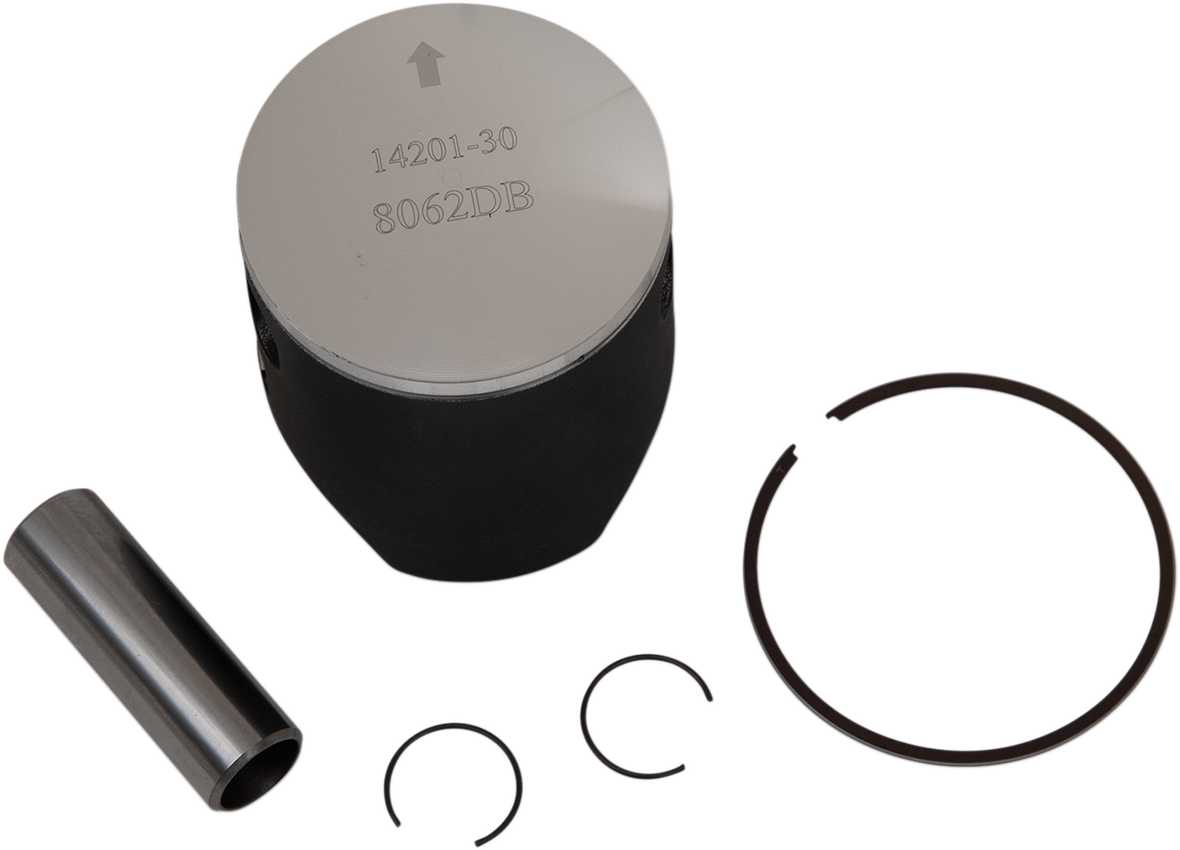 WOSSNER 8062DC Piston Kit - 54mm Performance Replacement for Kawasaki Motorcycles