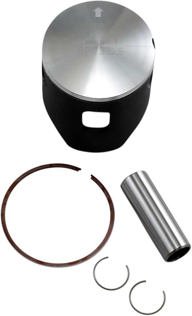 WOSSNER 8073DC Piston Kit - 54mm High Performance Replacement for Kawasaki