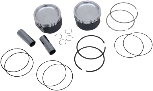 WOSSNER K8877D500-2 Piston Kit for Polaris 84.93mm 2-Stroke Engines