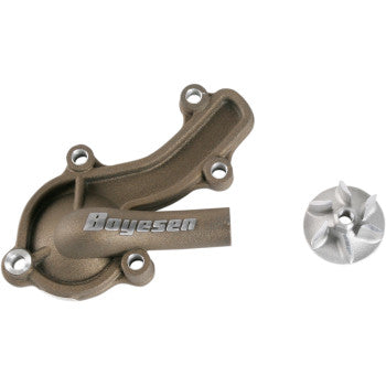 Boyesen Factory Racing SuperCooler Water Pump Cover & Impeller - Honda CRF150R 2007-2022