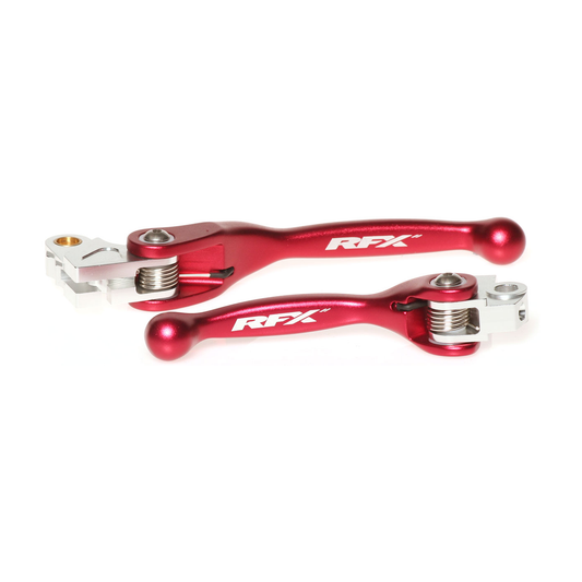 RFX FXFL 10200 55RD 2010-2019 Honda CRF250X/450X/450R Flexible Lever Set Red