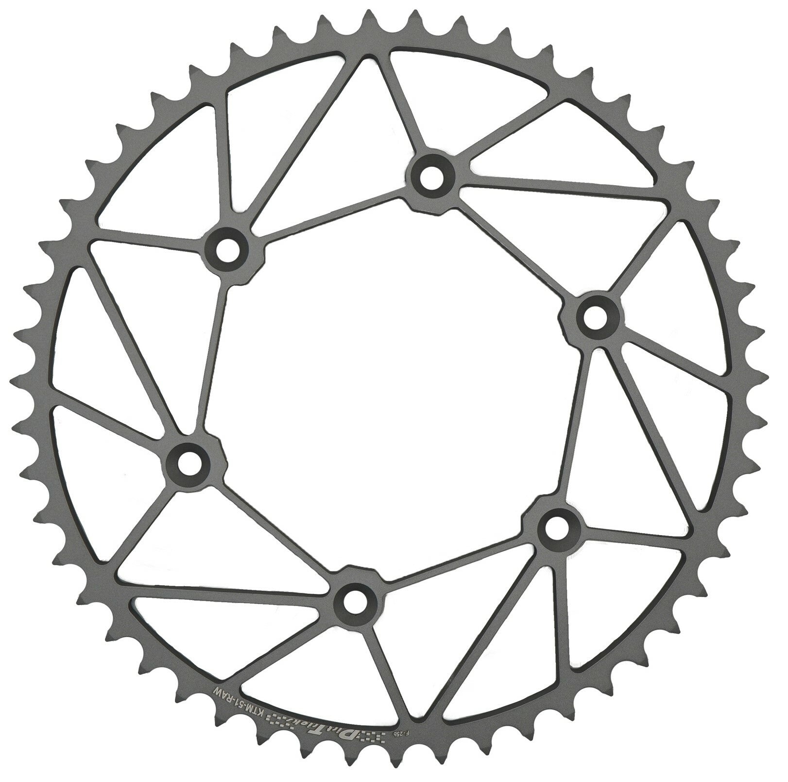 Dirt Tricks Raw Steel Rear Sprocket 48T-52T for Sherco SC at Moto-House MX