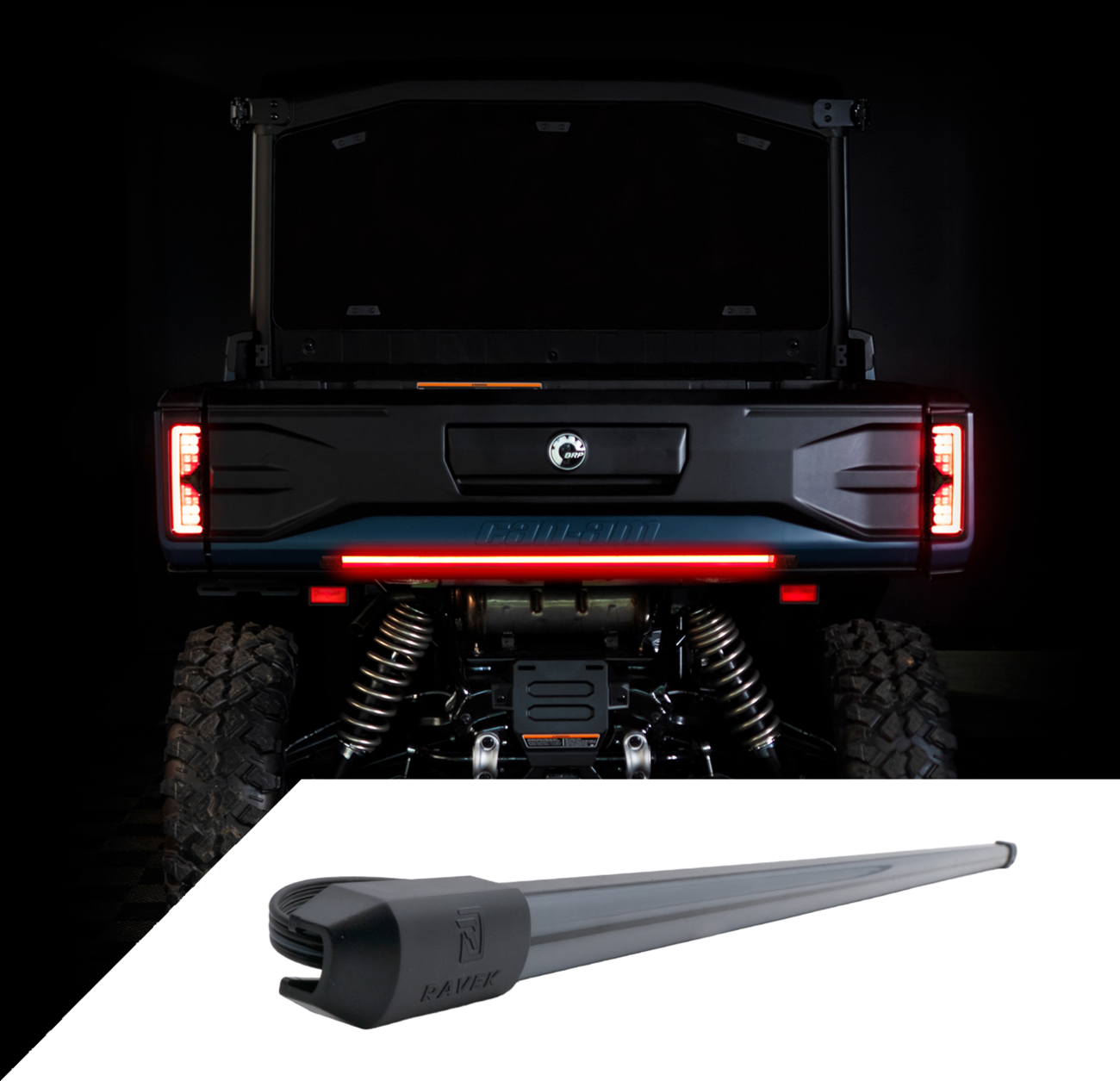 RAVEK 59-2000EZ Speakeasy Taillight Can-Am Polaris Yamaha 2010-23 Brake Turn Reverse