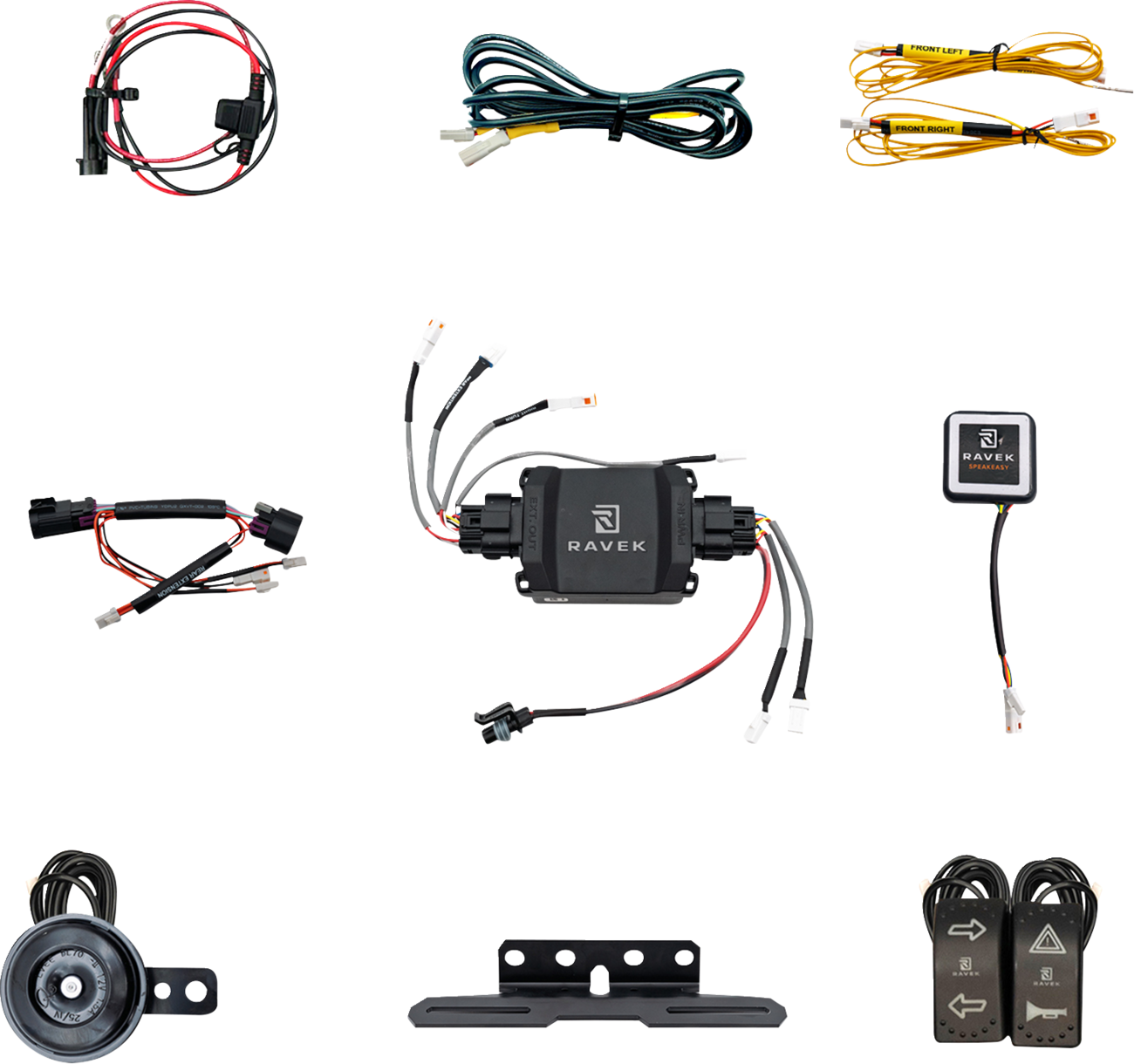 RAVEK 68-1000SR 2020-23 CFMOTO U10 Speakeasy Turn Signal Kit
